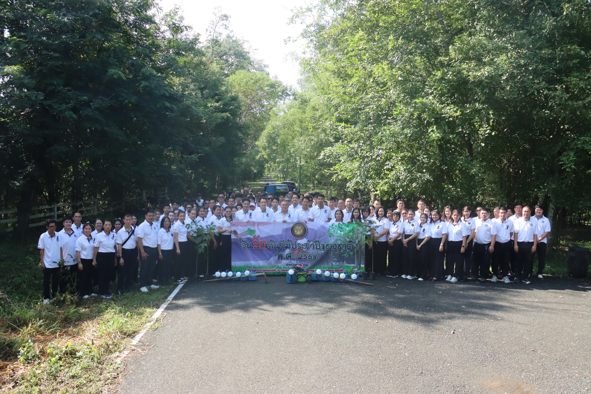 สำนักงานทางหลวงที่ 6 (เพชรบูรณ์) จัดกิจกรรมวันรักต้นไม้ประจำปีของชาติ พ.ศ. 2568