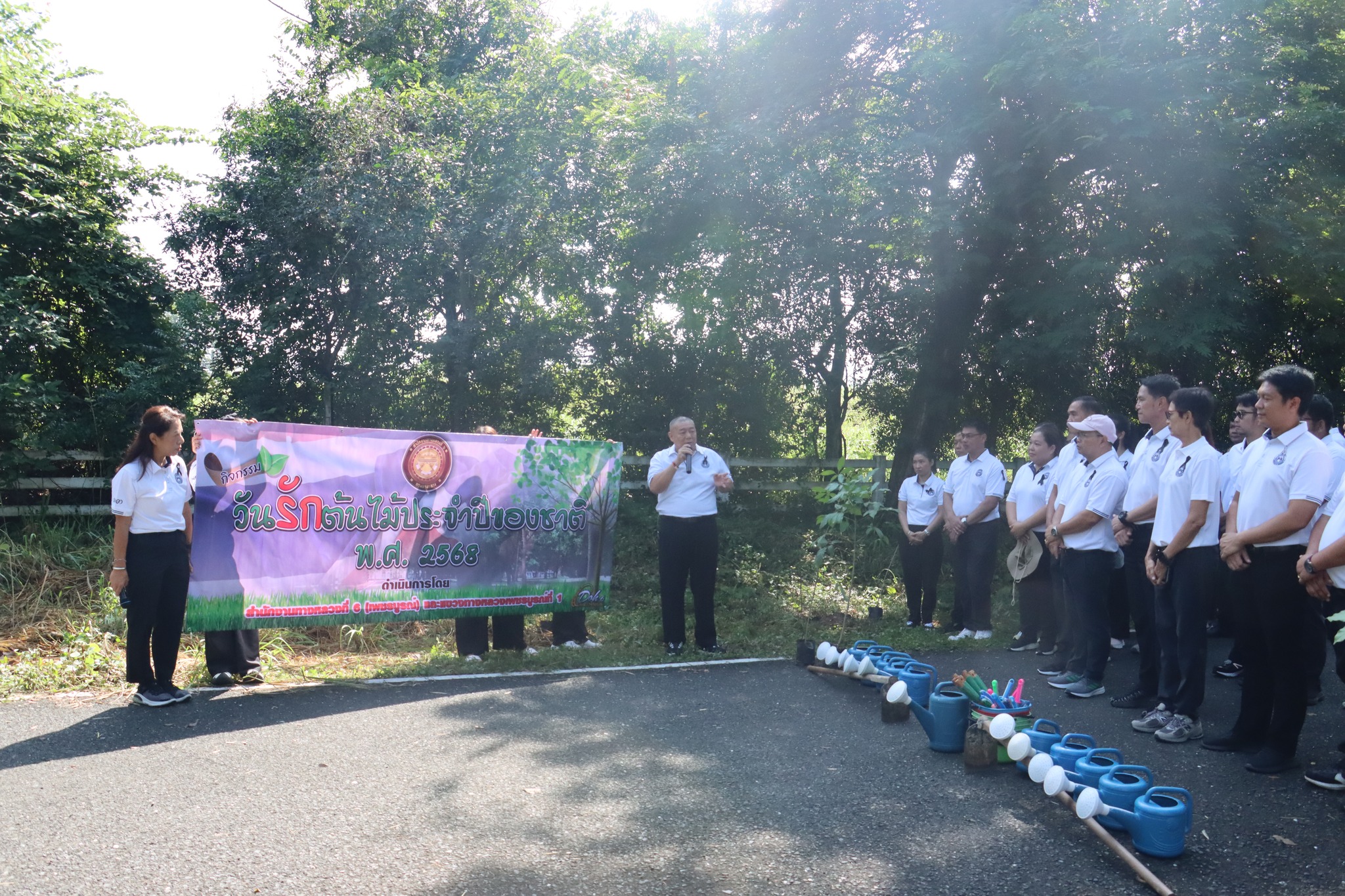 Highway Office Region 6 (Phetchabun) organized activities for the National Tree Planting Day 2025.